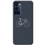 Tecno Camon 18 Bike Baskılı Uyumlu Silikon Kılıf