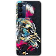 Tecno Camon 18 Colorfull Aslan Baskılı Uyumlu Silikon Kılıf