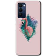 Tecno Camon 18 Flamingo Baskılı Uyumlu Silikon Kılıf