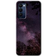 Tecno Camon 18 Gece Galaksi Baskılı Uyumlu Silikon Kılıf
