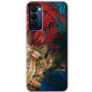 Tecno Camon 18 Karma Boyalar Baskılı Uyumlu Silikon Kılıf