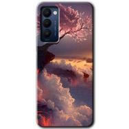 Tecno Camon 18 Uçurumdaki Hayat Baskılı Uyumlu Silikon Kılıf