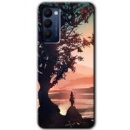 Tecno Camon 18 Yalnız Savaşcı Baskılı Uyumlu Silikon Kılıf