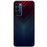 Tecno Camon 18P Abstract 4 Baskılı Uyumlu Silikon Kılıf