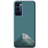 Tecno Camon 18P Alone Mountain Baskılı Uyumlu Silikon Kılıf