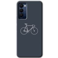 Tecno Camon 18P Bike Baskılı Uyumlu Silikon Kılıf
