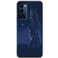 Tecno Camon 18P Gecenin Kraliçesi Baskılı Uyumlu Silikon Kılıf
