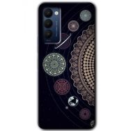 Tecno Camon 18P Gezegen Döngüsü Baskılı Uyumlu Silikon Kılıf