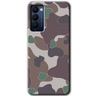 Tecno Camon 18P Kamuflaj 11 Baskılı Uyumlu Silikon Kılıf