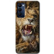 Tecno Camon 18P King Lion Baskılı Uyumlu Silikon Kılıf