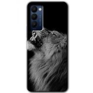 Tecno Camon 18P Lion Baskılı Uyumlu Silikon Kılıf
