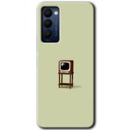 Tecno Camon 18P Retro TV Baskılı Uyumlu Silikon Kılıf