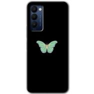 Tecno Camon 18T Butterfly Tree Baskılı Uyumlu Silikon Kılıf