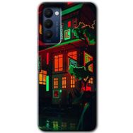 Tecno Camon 18T China Street Baskılı Uyumlu Silikon Kılıf