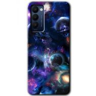 Tecno Camon 18T Gezegen Karışımı Baskılı Uyumlu Silikon Kılıf
