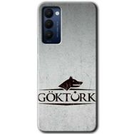 Tecno Camon 18T Göktürk Baskılı Uyumlu Silikon Kılıf