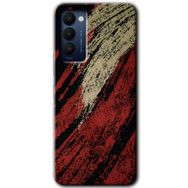 Tecno Camon 18T Kumaş Deseni 6 Baskılı Uyumlu Silikon Kılıf