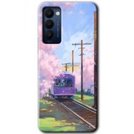 Tecno Camon 18T Rails Paint Baskılı Uyumlu Silikon Kılıf