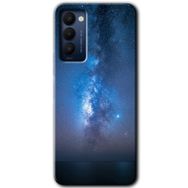 Tecno Camon 18T Samanyolu Baskılı Uyumlu Silikon Kılıf