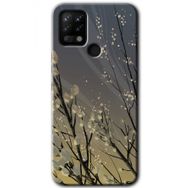 Tecno Pova Branches Flowers Baskılı Uyumlu Silikon Kılıf