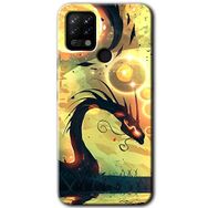 Tecno Pova Digital Dragon Baskılı Uyumlu Silikon Kılıf