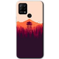 Tecno Pova Gözlem Kulesi Baskılı Uyumlu Silikon Kılıf