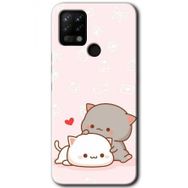 Tecno Pova Kedi Aşkı Baskılı Uyumlu Silikon Kılıf