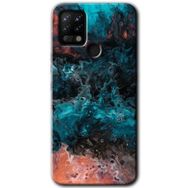 Tecno Pova Liquid Colorfull Baskılı Uyumlu Silikon Kılıf