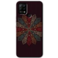 Tecno Pova Mandala Flower Wal Baskılı Uyumlu Silikon Kılıf