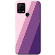Tecno Pova Oblique Baskılı Uyumlu Silikon Kılıf