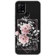 Tecno Pova Retro Çiçek 1 Baskılı Uyumlu Silikon Kılıf