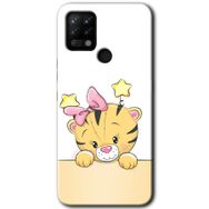 Tecno Pova Sevimli Kedi Baskılı Uyumlu Silikon Kılıf