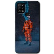 Tecno Pova Smoke Astronot Baskılı Uyumlu Silikon Kılıf