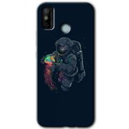 Tecno Spark 6 Go Astronot Kıyafeti Baskılı Uyumlu Silikon Kılıf