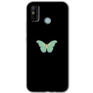 Tecno Spark 6 Go Butterfly Tree Baskılı Uyumlu Silikon Kılıf