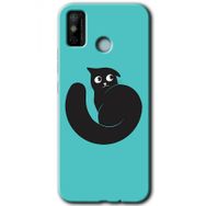 Tecno Spark 6 Go Cat Vector Baskılı Uyumlu Silikon Kılıf