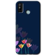 Tecno Spark 6 Go Çizim Çiçekleri Baskılı Uyumlu Silikon Kılıf