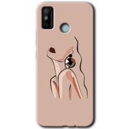 Tecno Spark 6 Go Çizim Silüet Baskılı Uyumlu Silikon Kılıf