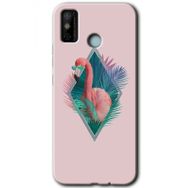 Tecno Spark 6 Go Flamingo Baskılı Uyumlu Silikon Kılıf