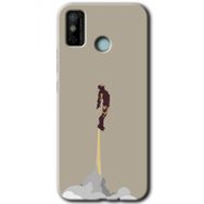 Tecno Spark 6 Go İronman Airport Baskılı Uyumlu Silikon Kılıf