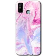 Tecno Spark 6 Go Kabarmış Leke Baskılı Uyumlu Silikon Kılıf