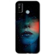 Tecno Spark 6 Go Karanlık Kadın Baskılı Uyumlu Silikon Kılıf