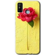 Tecno Spark 6 Go Kırmızı Gül Baskılı Uyumlu Silikon Kılıf