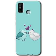 Tecno Spark 6 Go Mutlu Kuşlar Baskılı Uyumlu Silikon Kılıf
