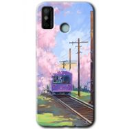 Tecno Spark 6 Go Rails Paint Baskılı Uyumlu Silikon Kılıf