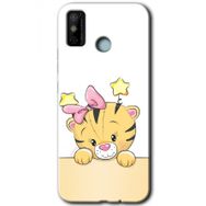 Tecno Spark 6 Go Sevimli Kedi Baskılı Uyumlu Silikon Kılıf