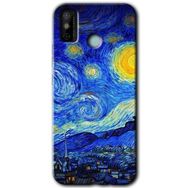 Tecno Spark 6 Go Starry Night Baskılı Uyumlu Silikon Kılıf