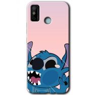Tecno Spark 6 Go Stitch Baskılı Uyumlu Silikon Kılıf
