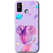 Tecno Spark 6 Go Uzaylı Kız Baskılı Uyumlu Silikon Kılıf