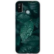 Tecno Spark 6 Go Yağmurlu Yaprak Baskılı Uyumlu Silikon Kılıf